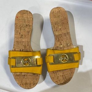 Michael Michael Kors Mules  Shoes Yellow Size 7M